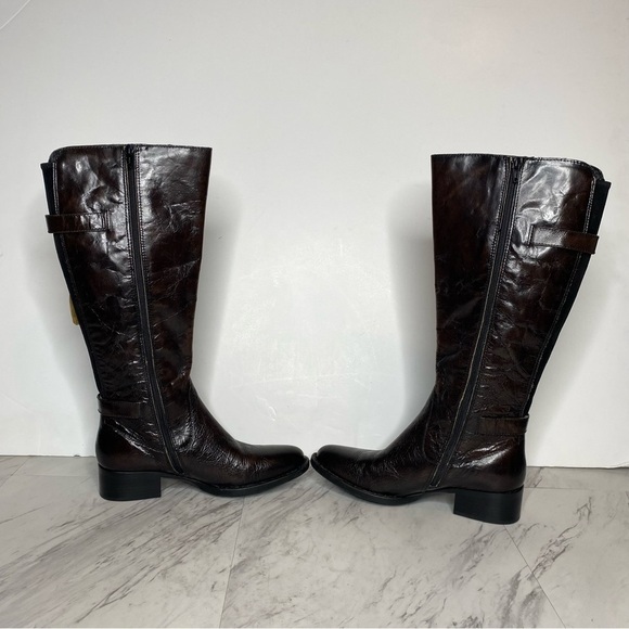 New! Born Gibb Knee High Dark Brown Leather Boot 7M - Picture 5 of 13